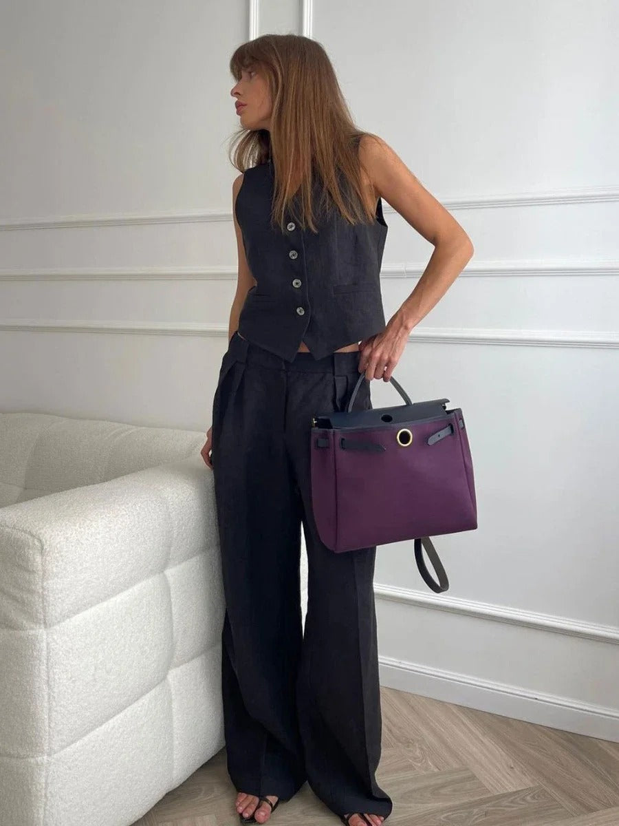 Nena - Chaleco y Pantalón de Algodón