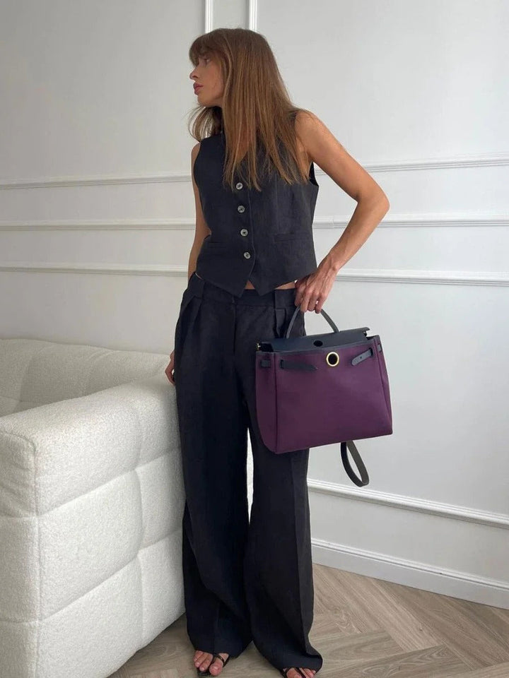Nena - Chaleco y Pantalón de Algodón