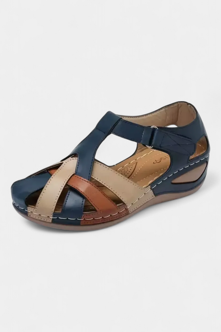 Alphie - Sandalias Ortopédicas Vintage de Confort Diario