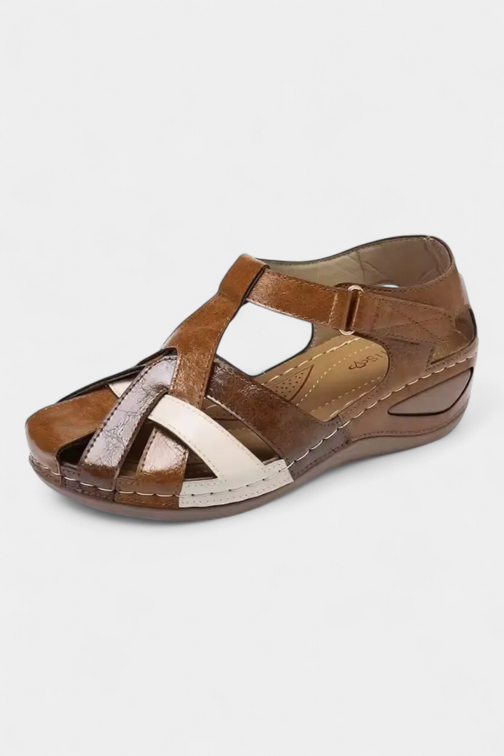 Alphie - Sandalias Ortopédicas Vintage de Confort Diario