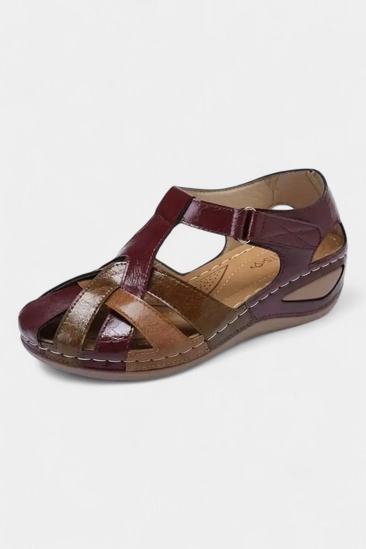 Alphie - Sandalias Ortopédicas Vintage de Confort Diario