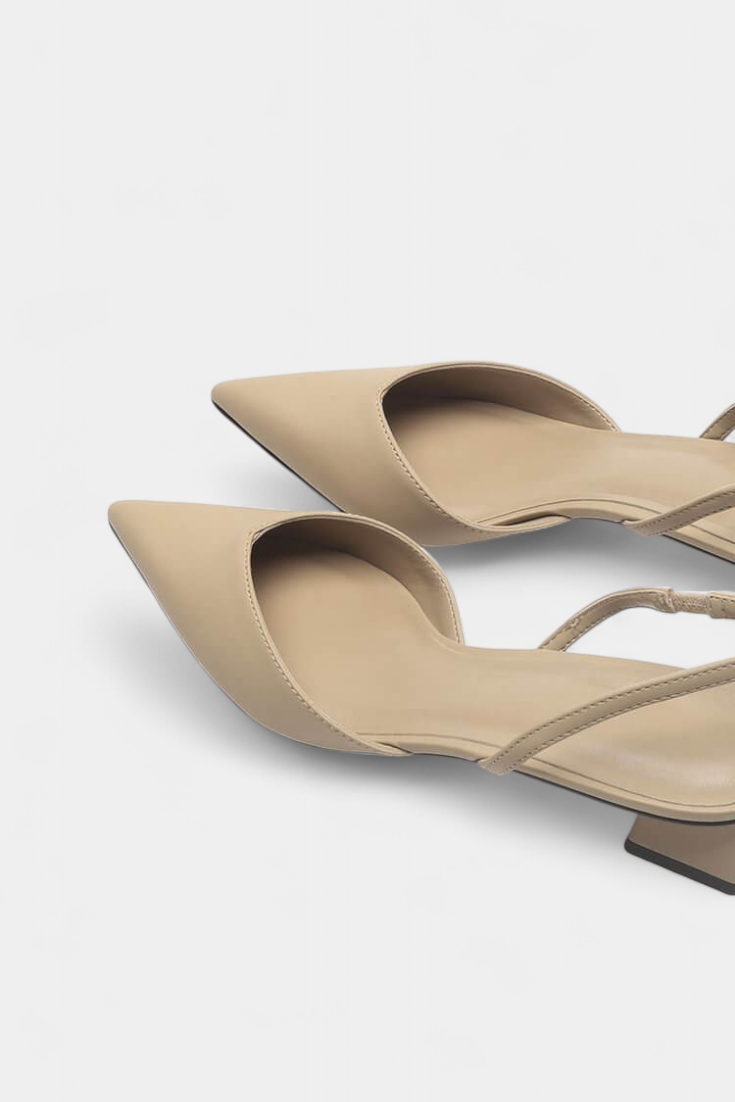 Babette - Tacones Slingback Puntiagudos