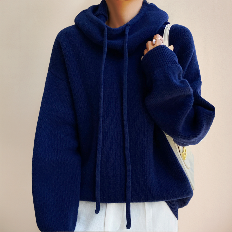 Selena - Sudadera de Punto con Capucha