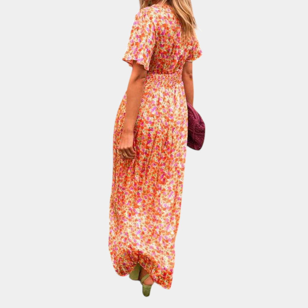 Marisa - Vestido Clásico con Escote en V