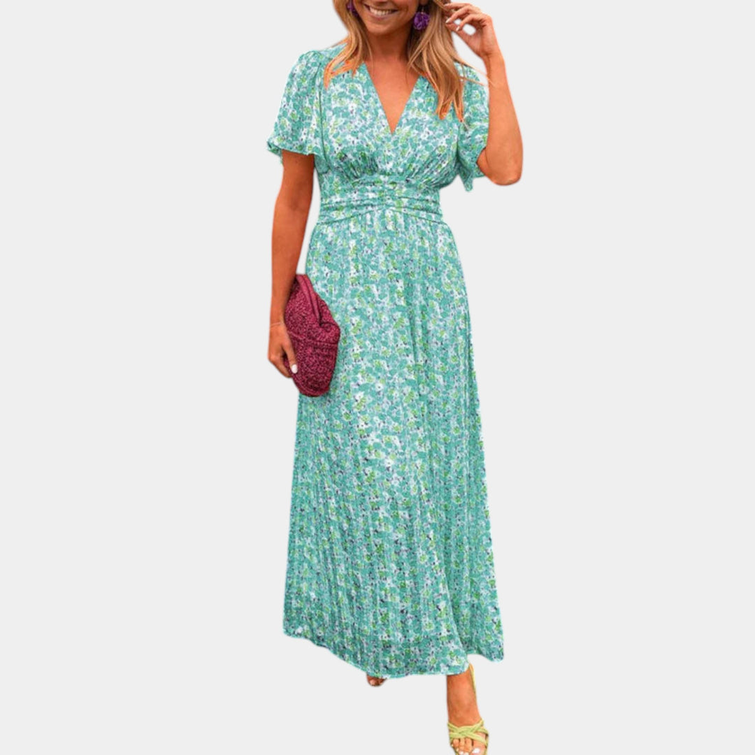 Marisa - Vestido Clásico con Escote en V
