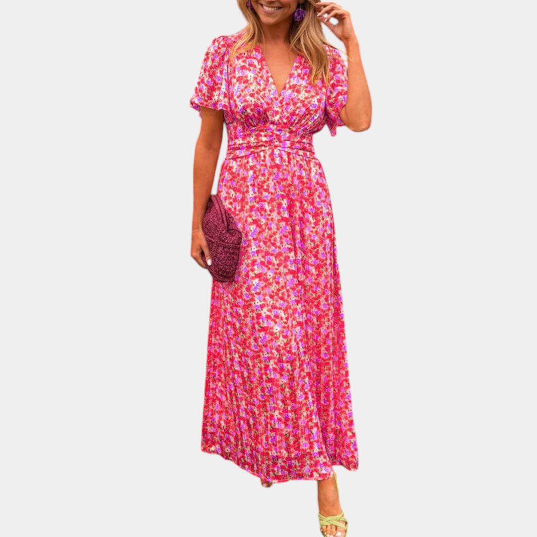 Marisa - Vestido Clásico con Escote en V