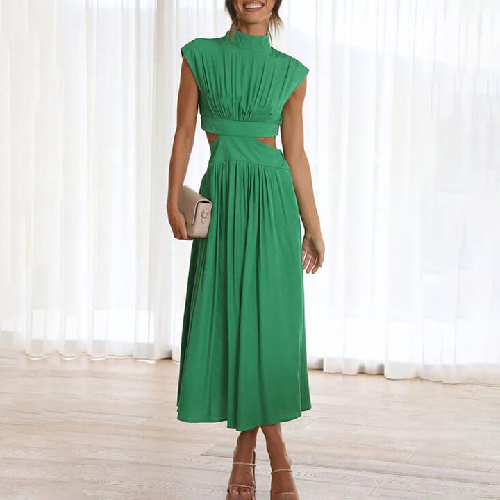 Emilia - Elegante Vestido de Escote Alto