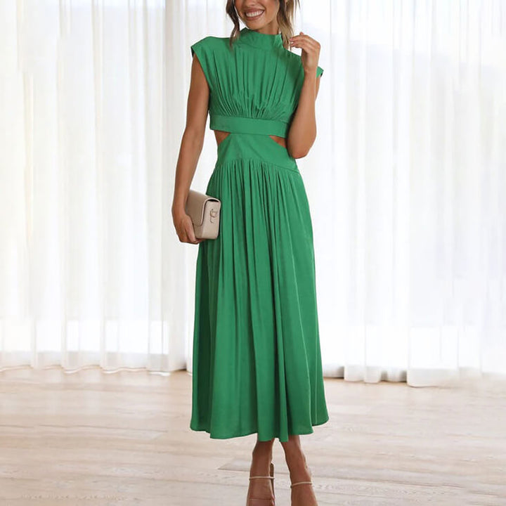 Emilia - Elegante Vestido de Escote Alto